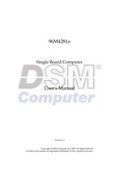 DSM Computer AG 96M4281o User Manual
