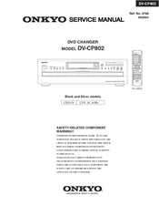 Onkyo DV-CP802 Service Manual