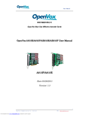 OpenVox AE810P User Manual