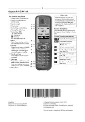 Gigaset A410A User Manual