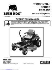 Bush Hog RS2650B Operator's Manual