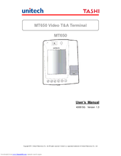 Unitech MT650 User Manual