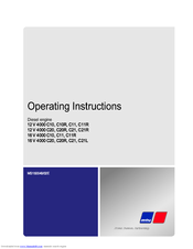 MTU 16 V 4000 C20 Operating Instructions Manual
