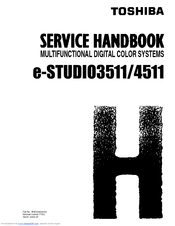 Toshiba e-STUDIO3511 Service Handbook