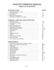 Hunter Marine 2004 41 Owner's Manual