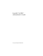 Silicon Graphics Gauntlet Administrator's Manual
