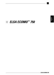 ELSA Ecomo 750 User Manual