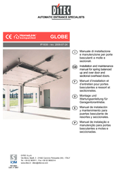 Ditec GLOBE IP1839 Installation And Maintenance Manual