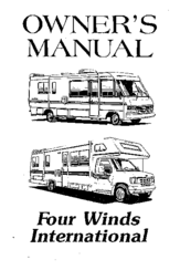 FOUR WINDS INTERNATIONAL motor home Owner's Manual