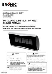 Bromic Heating PLATINUM 300 SMART-HEAT Service Manual