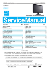 Philips 200CW8FB/00 Service Manual