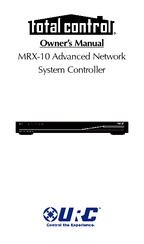 Total Control MRX-10 Owner's Manual
