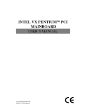 Intel VX PENTIUM PCI User Manual