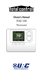 Total Control THZ-100 Owner's Manual