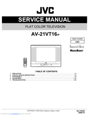 JVC InteriArt AV-21VT16/P Service Manual
