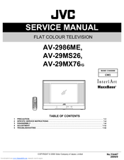 JVC InteriArt AV-29MS26 Service Manual