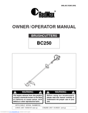 RedMax BC250 Owner's/Operator's Manual