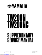 Yamaha TW200N Service Manual
