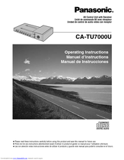 Panasonic CATU7000U - AV CTRL AMP Operating Instructions Manual