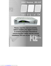 FTE IRD 410T User Manual