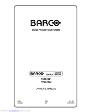 Barco R9002322 Owner's Manual