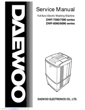 Daewoo DWF-7560 series Service Manual
