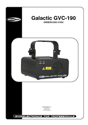 SHOWTEC Galactic GVC-190 Product Manual