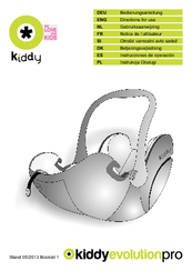 KIDDY Evolution Pro Directions For Use Manual