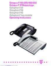 T-Mobile Octopus F IP-Netpackage Operating Instructions Manual