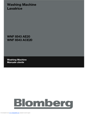 Blomberg WNF 8543 SE20 User Manual