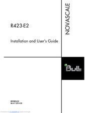 Bull Novascale R423-E2 Installation And User Manual