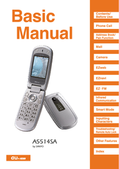 Sanyo AU A5514SA Basic Manual