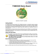 Teridian 71M6534H Quick Start Manual