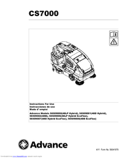 Advance Acoustic CS7000 Instructions For Use Manual