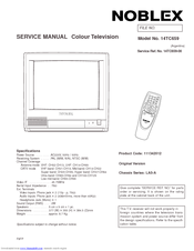 Noblex 14TC659 Service Manual