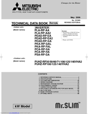 Mitsubishi Electric Puhz-Rp125 Manuals | Manualslib