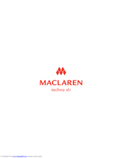 Maclaren Techno Xlr Manuals Manualslib