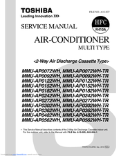 Toshiba MMU-AP0272WH Service Manual