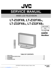 JVC LT-Z32FX6B Service Manual