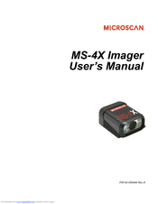 Microscan MS-4X User Manual