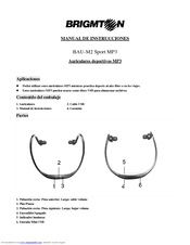 Brigmton BAU-M2 Sport MP3 Operation Manual