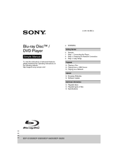 Sony BDP-S3200 Manuals | ManualsLib