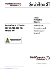 Total Protection Solutions ServiceTrack ST 080 Installation, Operation And Maintenance Manual