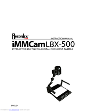Recordex iMMCam LBX-500 Instruction Manual