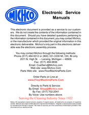 Nilfisk-Advance 56209091 Instructions For Use Manual