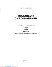 iwc Reference 3785 Operating Instructions Manual