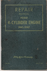 Ford 1947 4-cylinder engine Repair Manual