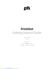 Printrbot Simple Getting Started Manual