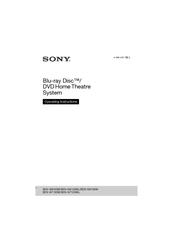 Sony BDV-N9100WL Operating Instructions Manual