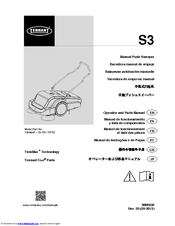 Tennant S3 Operator And Parts Manual